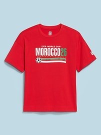 Image number 1 showing, FIFA World Cup 26™ Morocco Vintage Crew-Neck T-Shirt for Women
