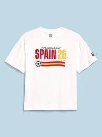 Image number 1 showing, FIFA World Cup 26™ Spain Vintage Crew-Neck T-Shirt for Women
