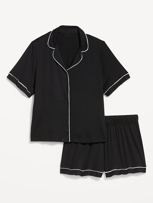 Image number 4 showing, Sunday Sleep Knit Jersey Short Set