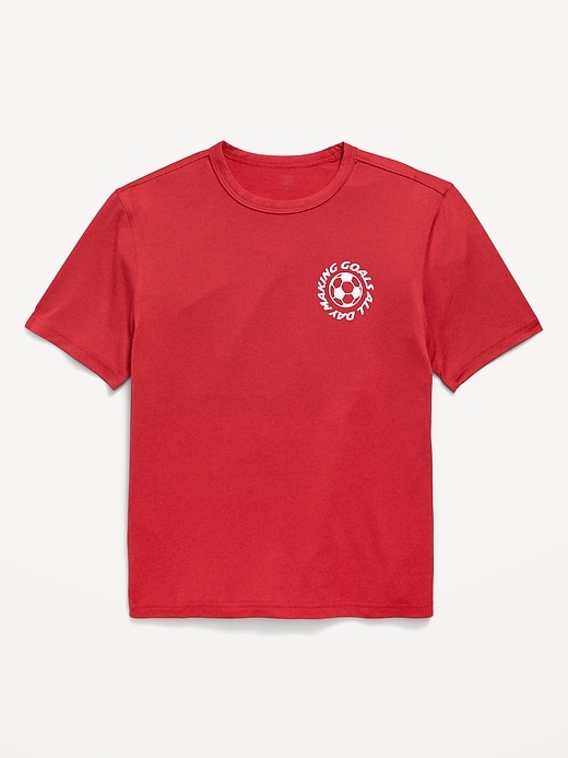 L'image numéro 1 présente T-shirt à imprimé Performance NuageSport pour garçon