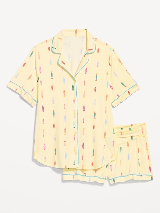 Image number 1 showing, Maternity Classic Pajama Short Set