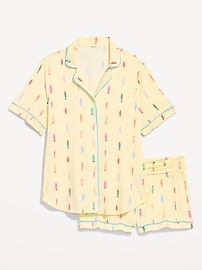 Image number 1 showing, Maternity Classic Pajama Short Set