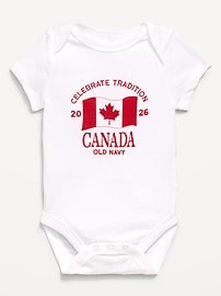 Image number 1 showing, Unisex Graphic Bodysuit for Baby