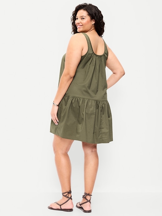 Image number 10 showing, Drop-Waist Swing Mini Dress