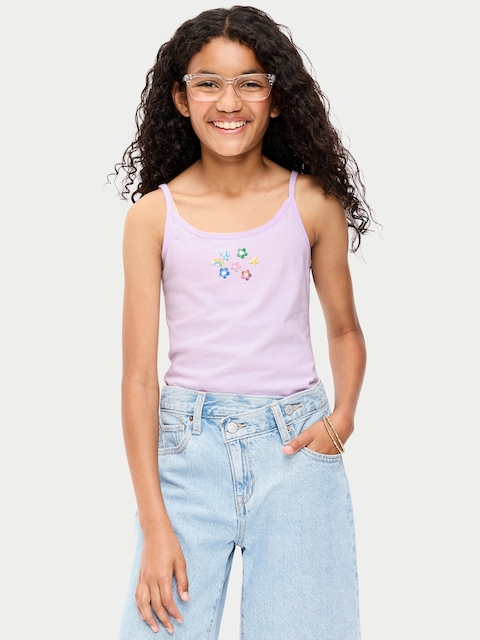 Fitted Graphic Cami for Girls