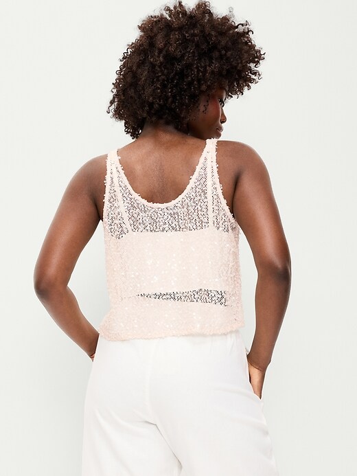 Image number 3 showing, Sequin Tank Top