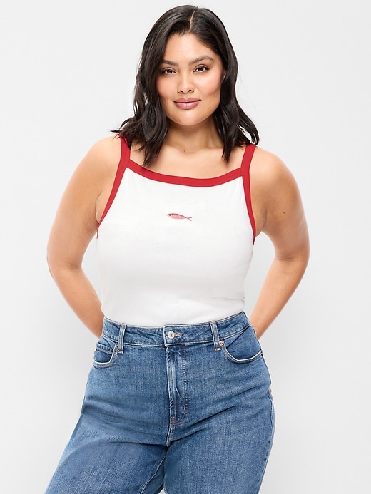 Image number 8 showing, Sleeveless Snug Apron Tank Top