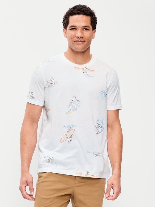 L'image numéro 1 présente T-shirt ras du cou