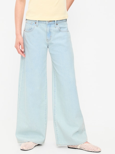 JEAN COUPE TRÈS GÉNÉREUSE À JAMBE LARGE POUR FILLE