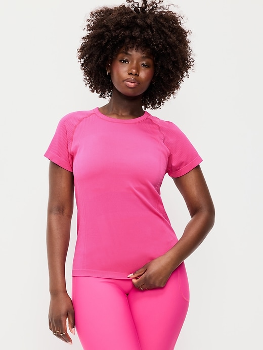 Image number 5 showing, Fluid Seamless Fitted T-Shirt