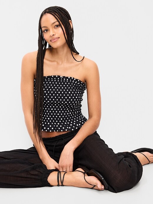 Image number 3 showing, Smocked Bodice Tube Top