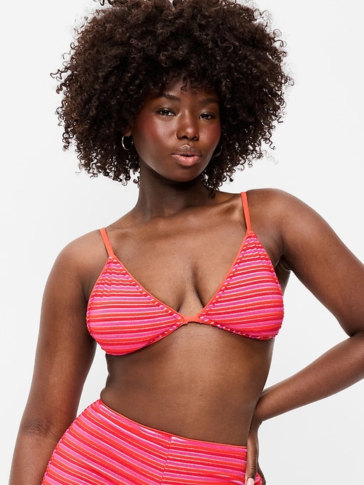 L'image numéro 4 présente Haut de bikini noué au dos