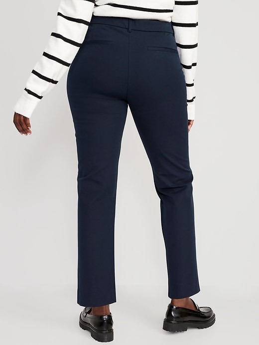 L'image numéro 7 présente Pantalon Pixie droit à taille haute