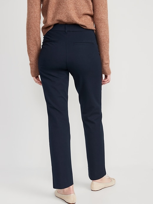 L'image numéro 2 présente Pantalon Pixie droit à taille haute