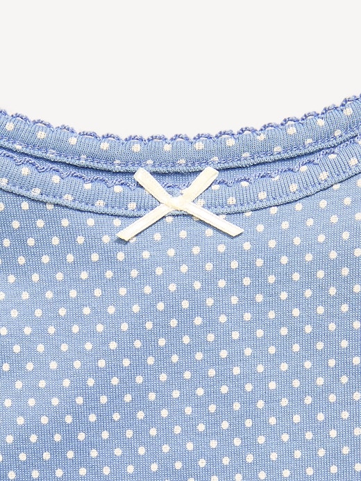 L'image numéro 2 présente Camisole ajustée à motif pour fille