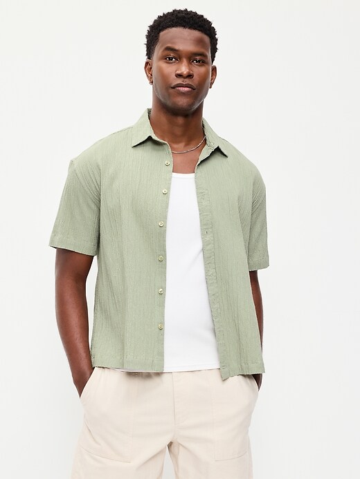 Image number 1 showing, Loose Fit Textured Shirt
