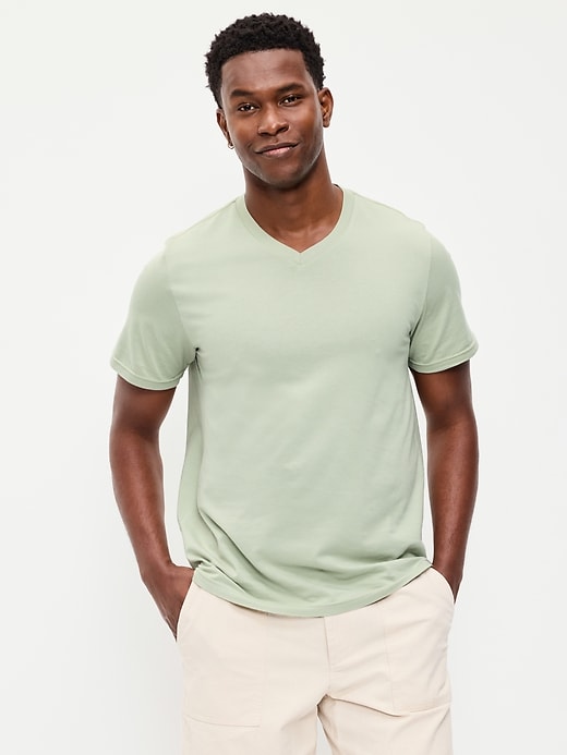 Image number 1 showing, V-Neck T-Shirt