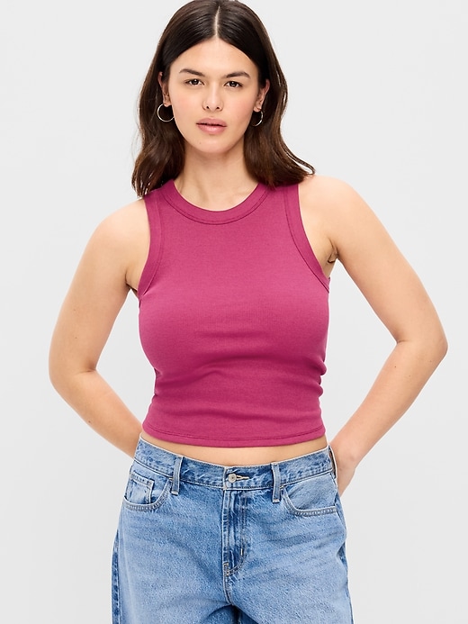 Image number 5 showing, Snug Crop Tank Top