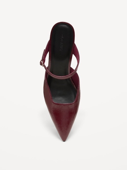Image number 2 showing, Buckle-Strap Mule Heels for Women