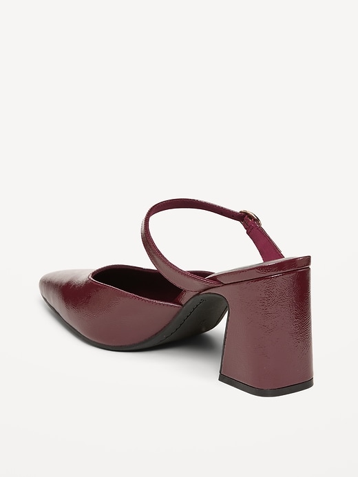 Image number 4 showing, Buckle-Strap Mule Heels for Women