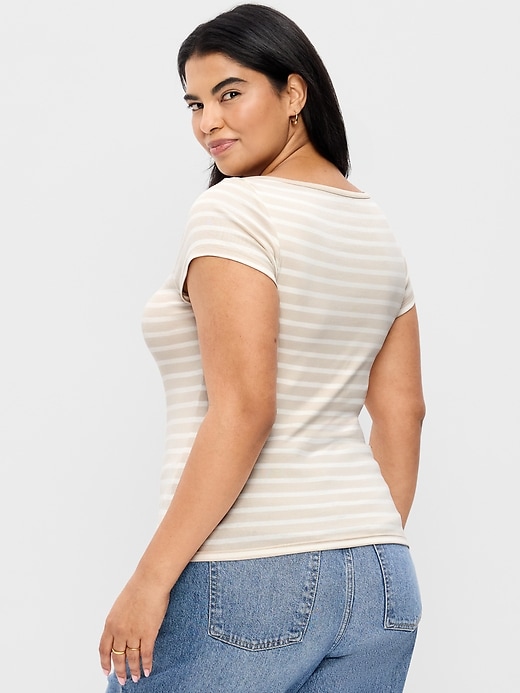 Image number 6 showing, Snug Boat-Neck T-Shirt