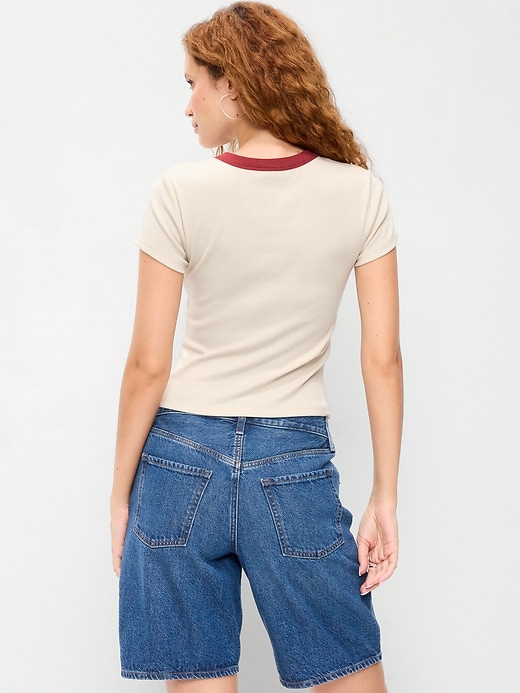 Image number 2 showing, Snug Crop T-Shirt