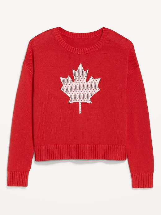 Image number 4 showing, Crew-Neck Graphic Sweater
