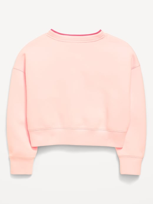 Image number 4 showing, Bounce Fleece V-Neck Sweatshirt for Girls