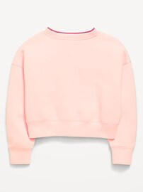Image number 4 showing, Bounce Fleece V-Neck Sweatshirt for Girls