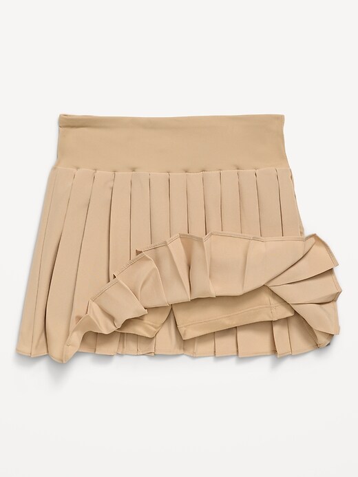 L'image numéro 2 présente Jupe-short Performance plissée à taille haute pour Fille