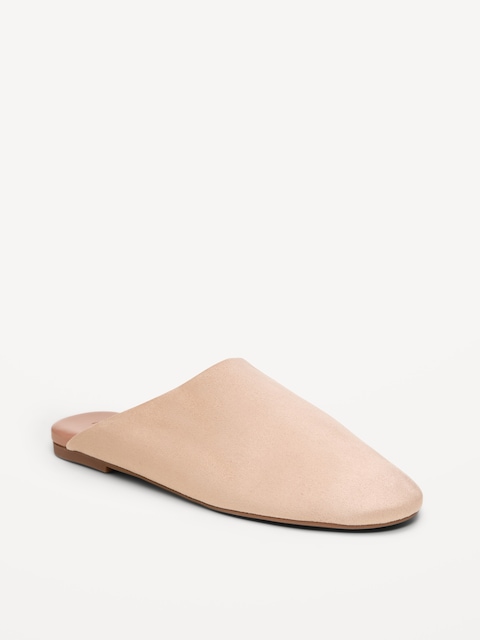Faux-Suede Mule Clogs for Women