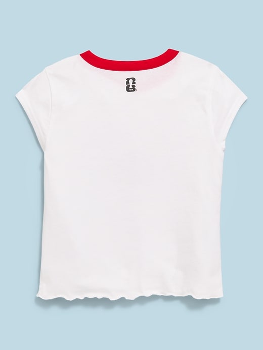 Image number 2 showing, FIFA World Cup 26™ Korea Republic Smocked Graphic T-Shirt for Girls