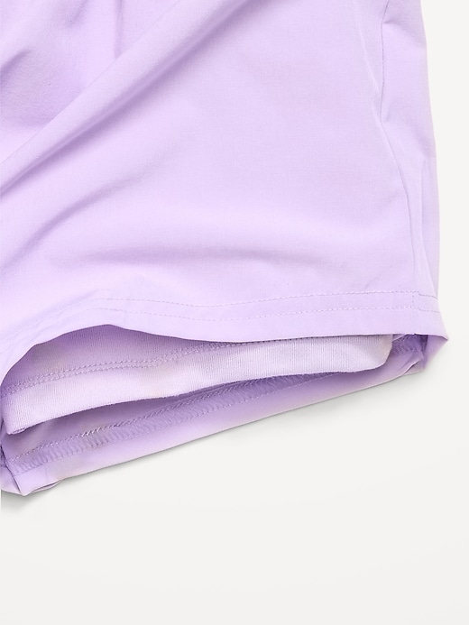 L'image numéro 5 présente Short StretchTech Performance à taille haute pour fille