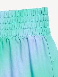 Image number 5 showing, High-Waisted Dolphin-Hem Run Shorts for Girls