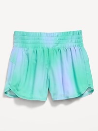 Image number 4 showing, High-Waisted Dolphin-Hem Run Shorts for Girls