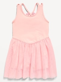 Image number 1 showing, Sleeveless Heart-Back Tutu Dress for Toddler Girls