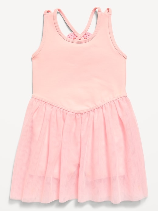 Image number 2 showing, Sleeveless Heart-Back Tutu Dress for Toddler Girls