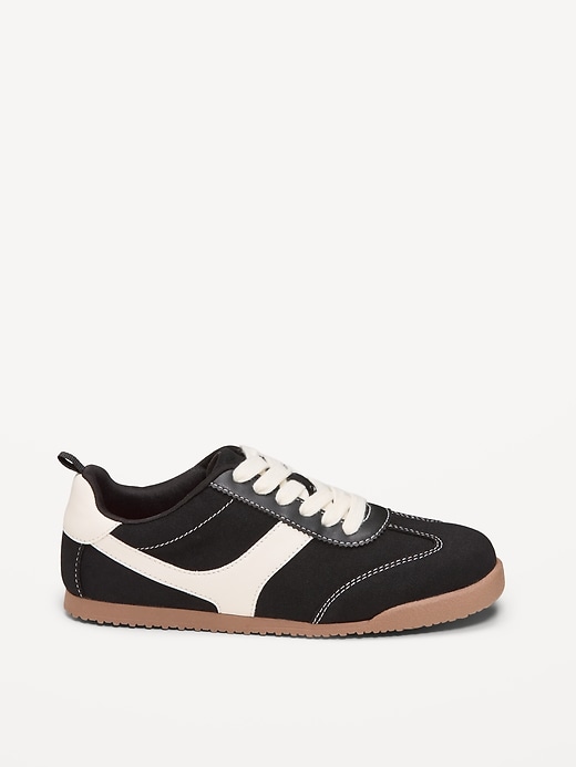 Image number 3 showing, Canvas Lace-Up Sneakers for Girls
