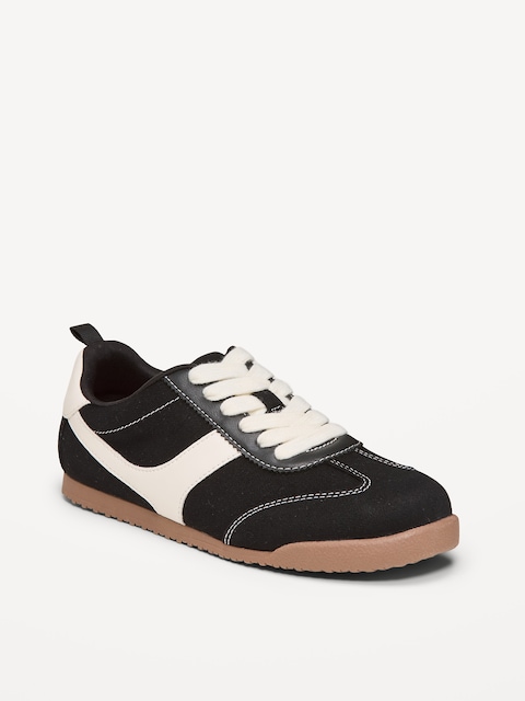 Canvas Lace-Up Sneakers for Girls