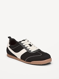 Image number 1 showing, Canvas Lace-Up Sneakers for Girls