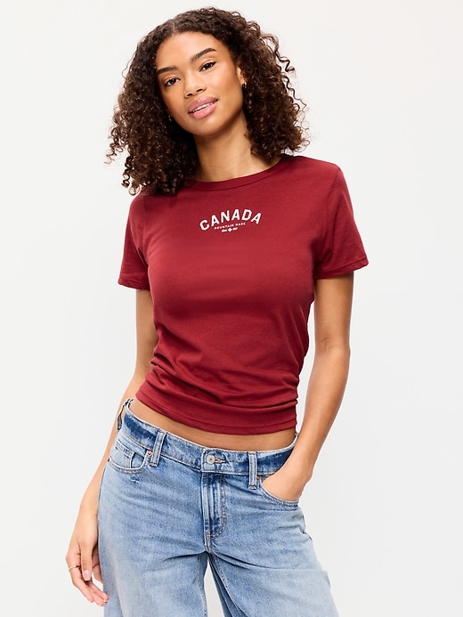 Image number 1 showing, Crew-Neck Graphic T-Shirt