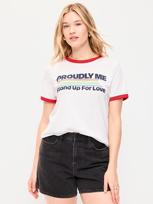 Image number 6 showing, Pride Ringer T-Shirt