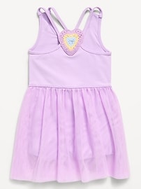 Image number 3 showing, Sleeveless Heart-Back Tutu Dress for Toddler Girls