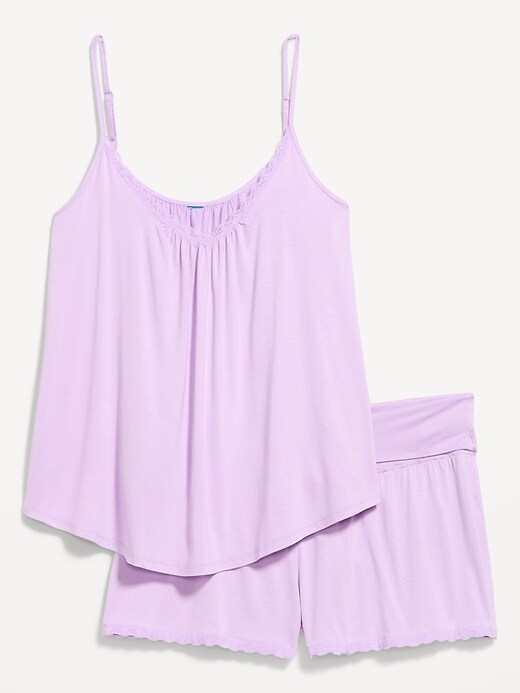 Image number 1 showing, Maternity Jersey Pajama Short Set