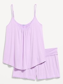 Image number 1 showing, Maternity Jersey Pajama Short Set