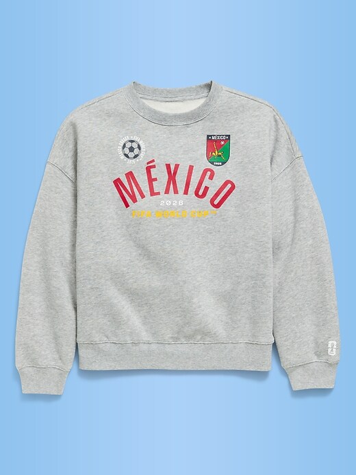 Image number 2 showing, FIFA World Cup 26™ Mexico Oversized Tunic Sweatshirt for Girls