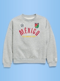 Image number 2 showing, FIFA World Cup 26™ Mexico Oversized Tunic Sweatshirt for Girls