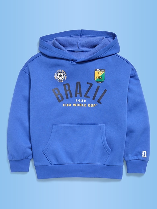 Image number 2 showing, FIFA World Cup 26™ Brazil Oversized Pullover Hoodie for Boys