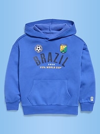 Image number 2 showing, FIFA World Cup 26™ Brazil Oversized Pullover Hoodie for Boys