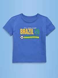 Image number 2 showing, FIFA World Cup 26™ Brazil Graphic T-Shirt for Girls
